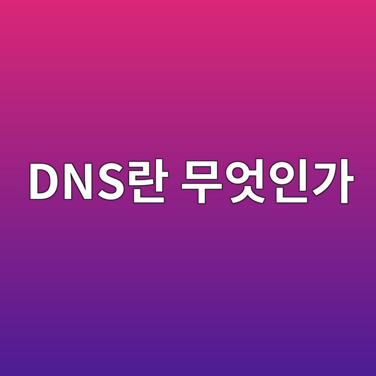 DNS란 무엇인가? 도메인 주소가 IP 주소로 변환되는 과정 4 dnseb9e80 ebacb4ec9787ec9db8eab080 1790010710
