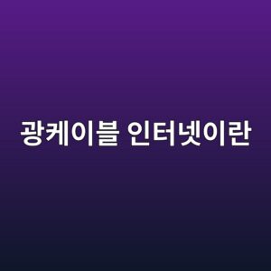 광케이블 인터넷이란 무엇일까? 빛으로 데이터를 전달하는 원리 4 eab491ecbc80ec9db4ebb894 ec9db8ed84b0eb84b7ec9db4eb9e80 1792857713