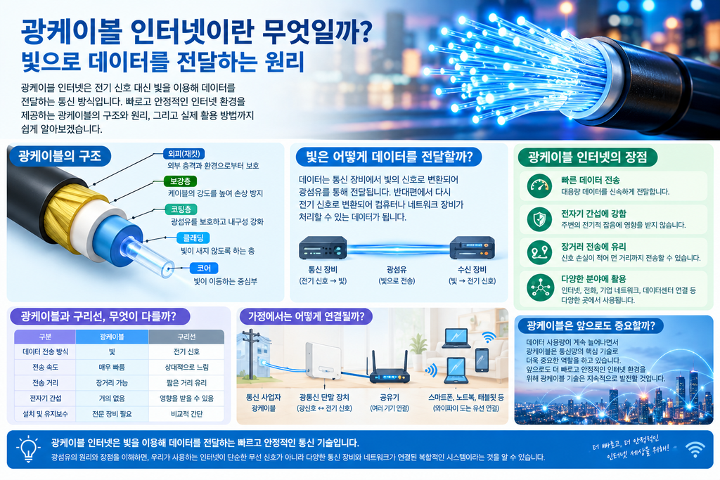광케이블 인터넷이란 무엇일까? 빛으로 데이터를 전달하는 원리 1 image 16