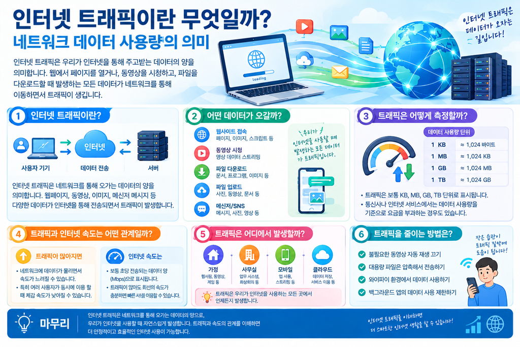 인터넷 트래픽이란 무엇일까? 네트워크 데이터 사용량의 의미 1 image 21