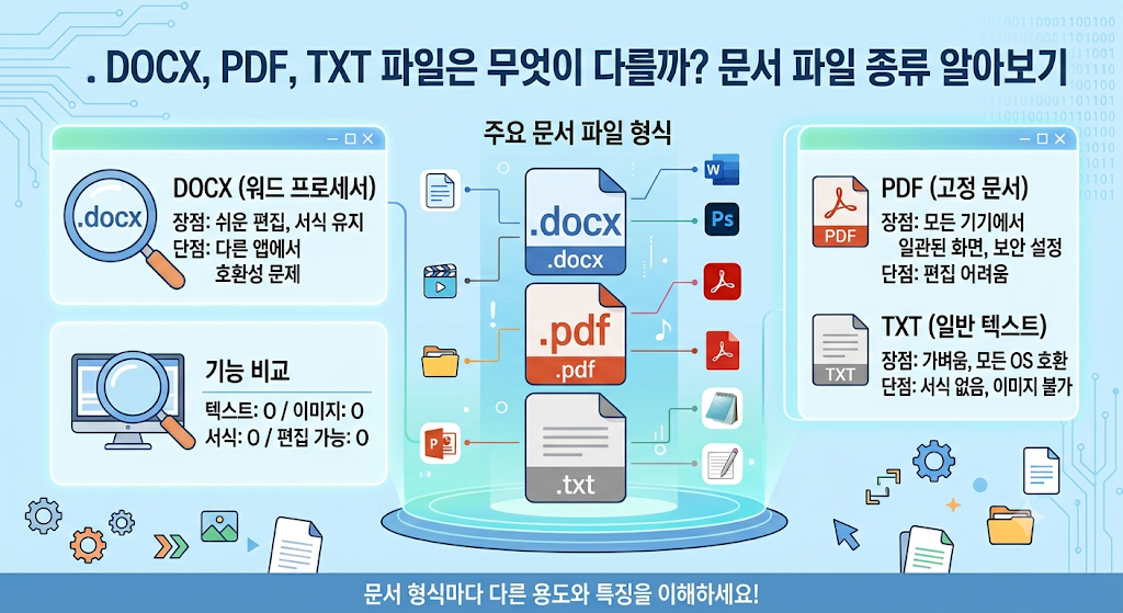 DOCX, PDF, TXT 파일은 무엇이 다를까? 문서 파일 종류 알아보기 1 image 30