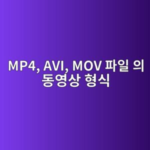 MP4, AVI, MOV 파일은 무엇이 다를까? 동영상 형식 알아보기 3 mp4 avi mov ed8c8cec9dbc ec9d98 eb8f99ec9881ec8381 ed9895ec8b9d 1793020795